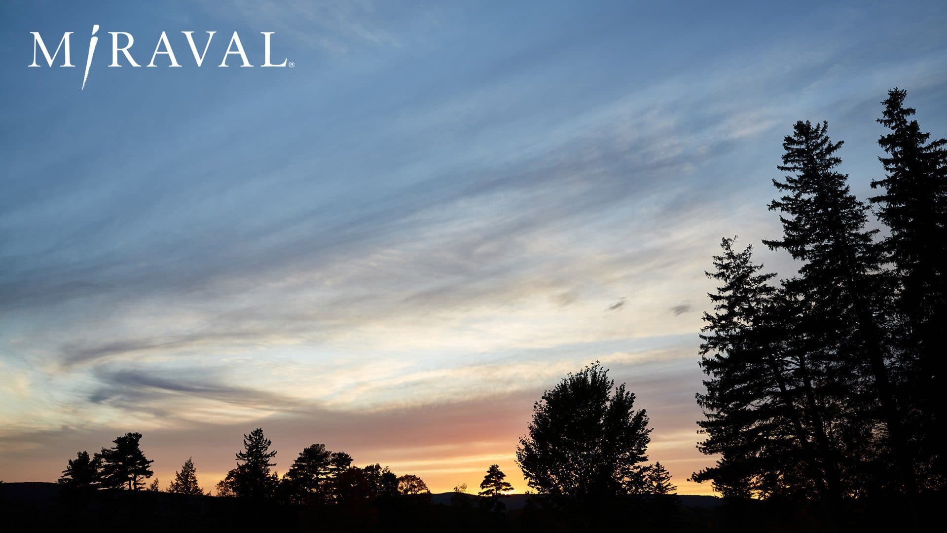 Beautiful landscape sunset