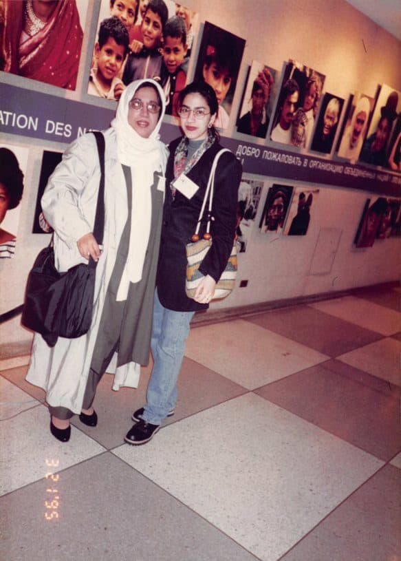Huma Abedin and her mother