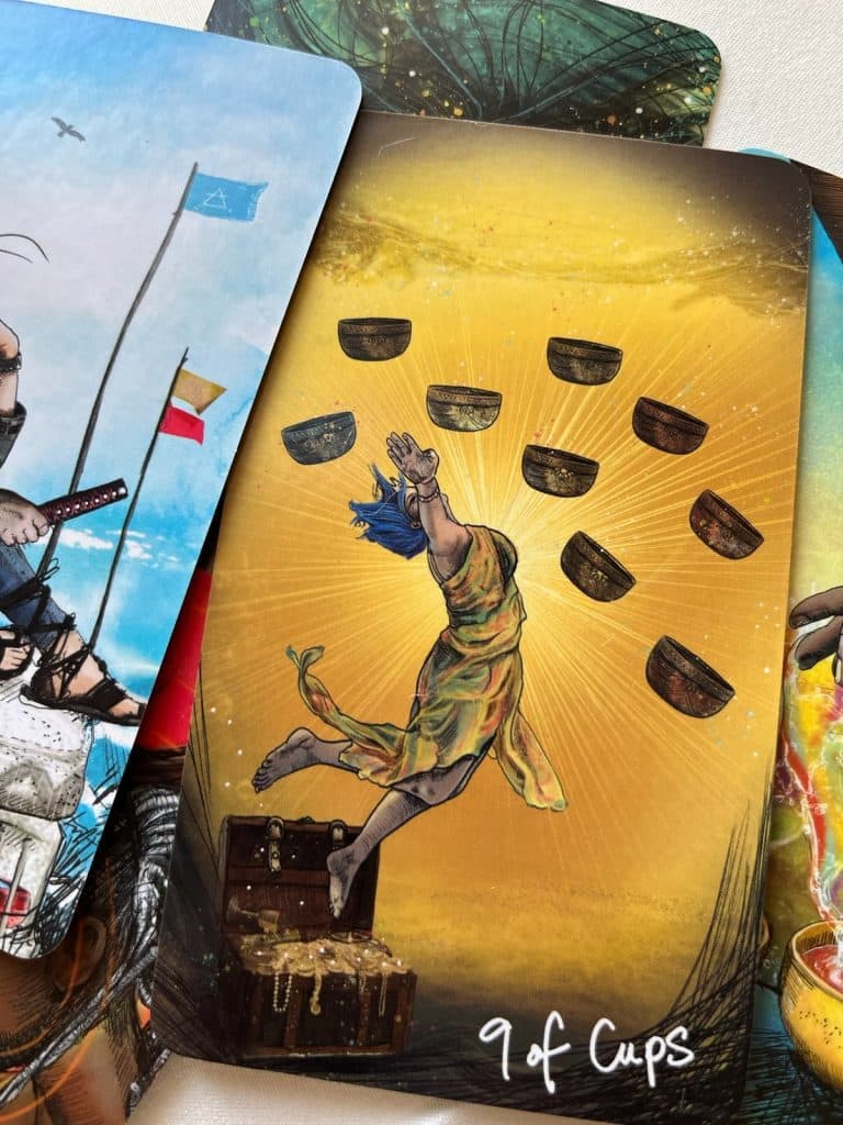 Tarot card 9 of cups