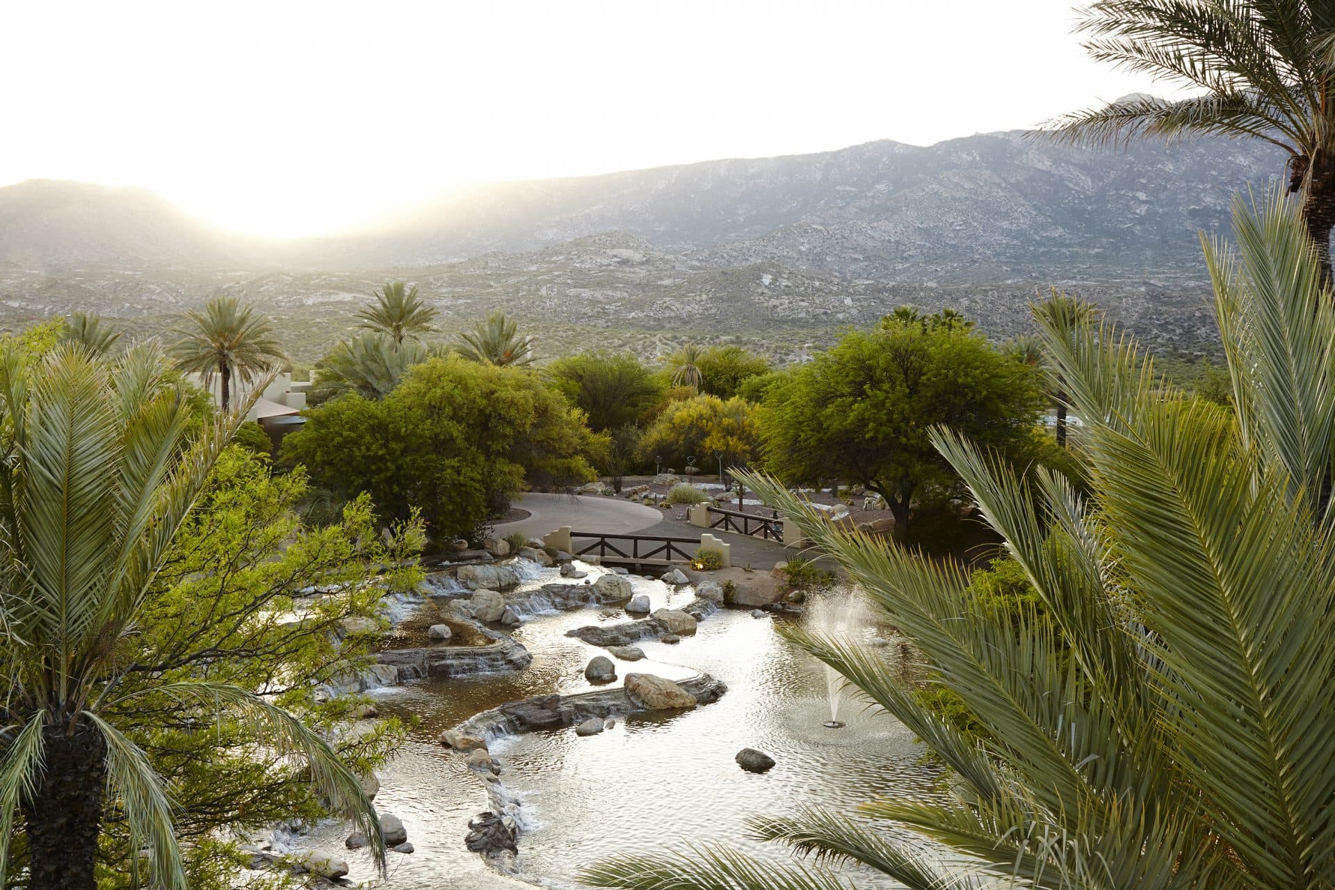 Aerial view of Miraval resort and landscape