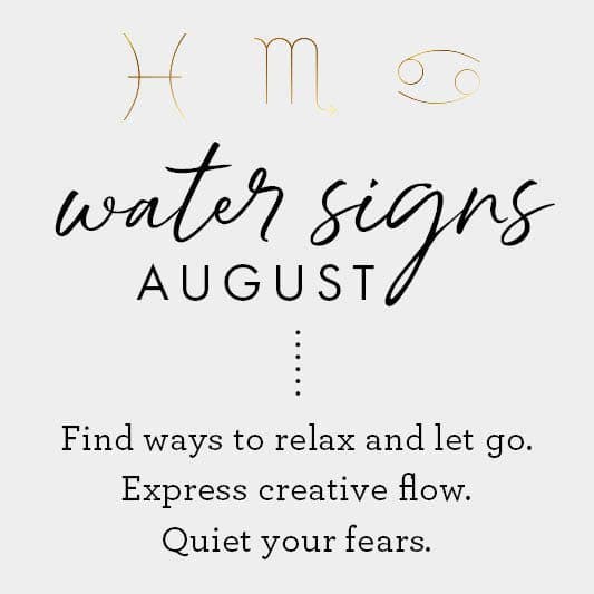 water signs august graphic