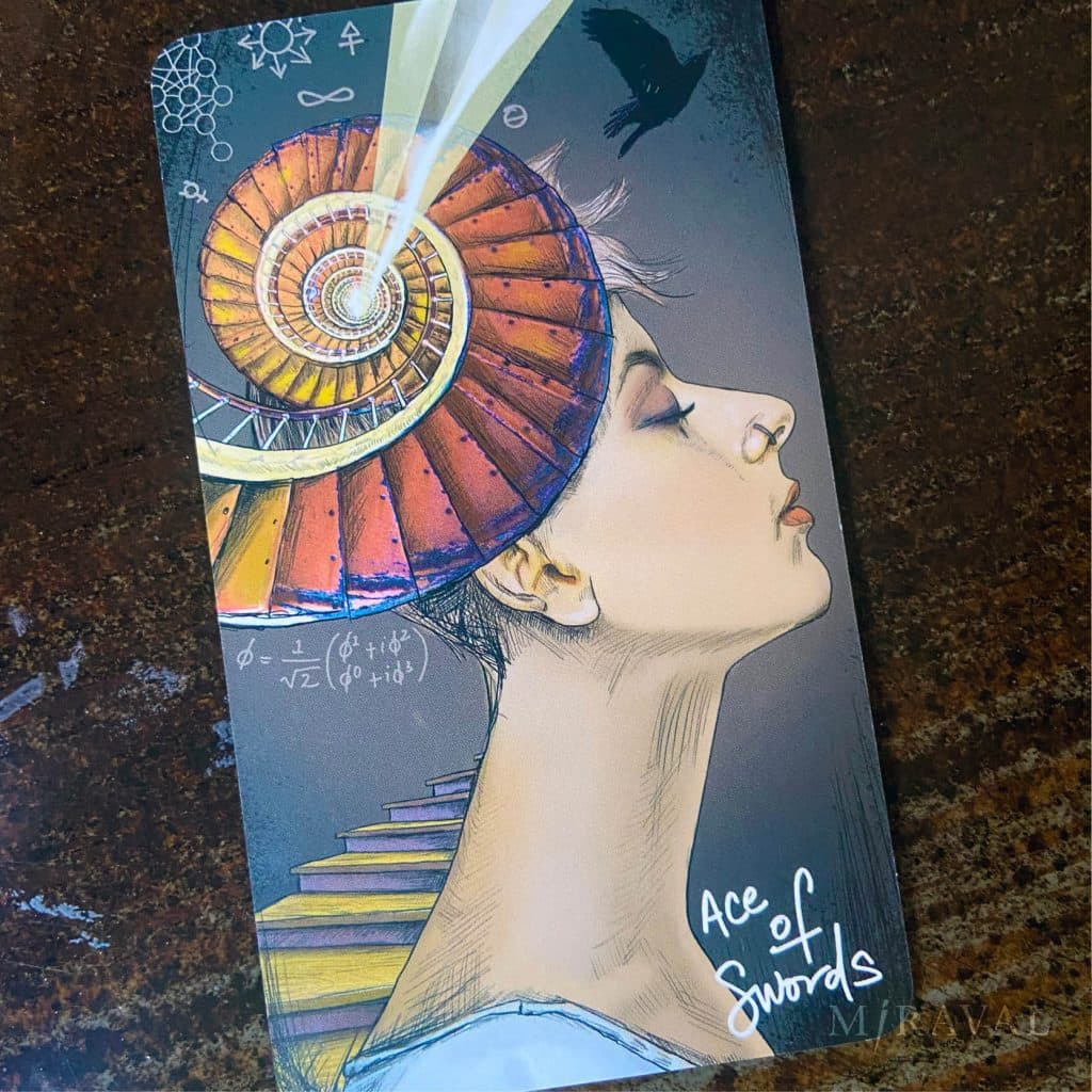 Tarot card of Ace of Sword