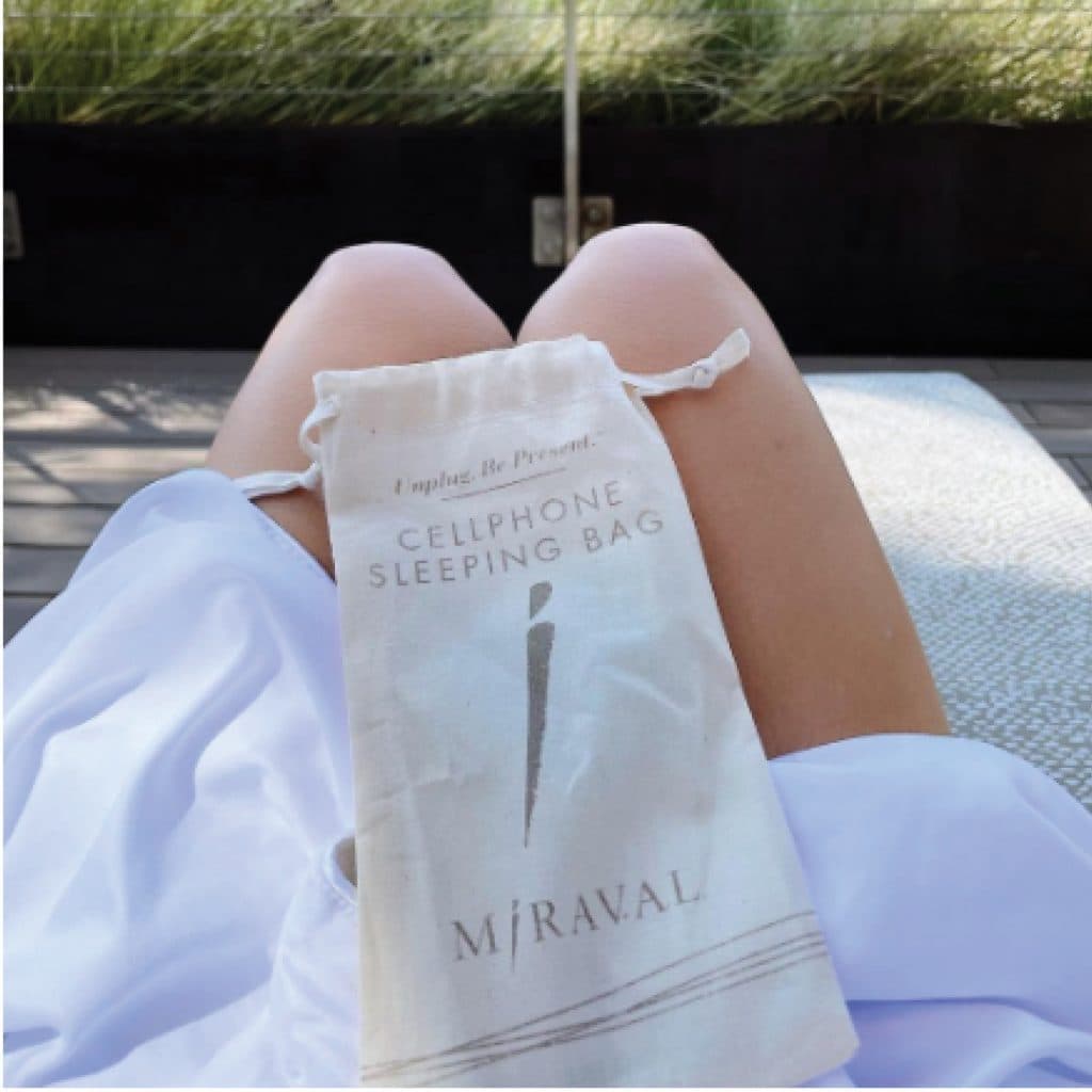 Miraval cellphone sleeping bag